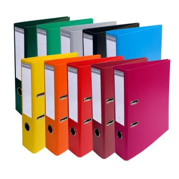 918418B EXACOMPTA  Classeur à levier - Dos de 80 mm - Bordeaux