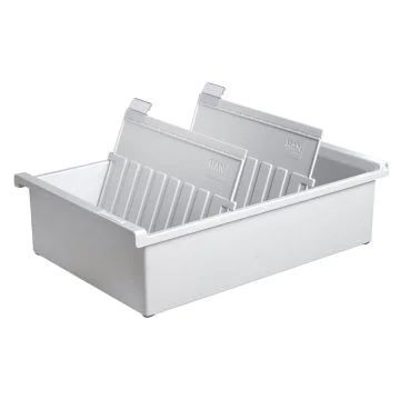 Bac pour 1300 fiches - Format A5 - Gris clair : HAN