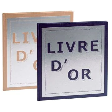 Livre d'or - 210 x 190 mm - Assortiment EXACOMPTA Precious Argent Image