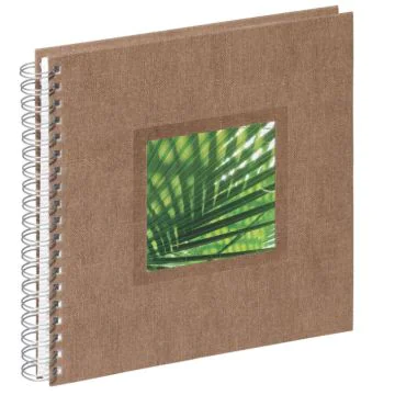 Photo Album photos à spirales - 240 x 250 mm - Brun PAGNA Nature Palm