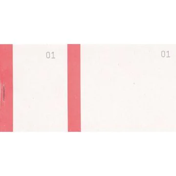 Bloc Vendeur Rouge Carnet de 100 tickets COGIR 7033