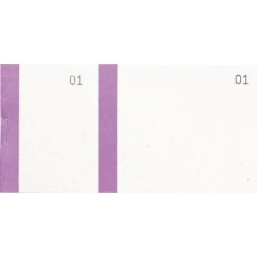 BLOC VENDEUR Violet Carnet de 100 tickets COGIR 7037