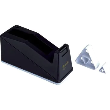 Dévidoir pour ruban adhésif - Ruban 25 mm x 66 m - Noir SCOTCH