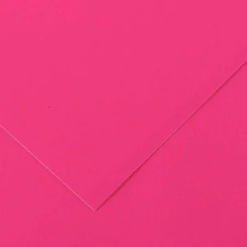 Feuilles de couleur 500 x 650 mm - Rose Fluo - CANSON Vivaldi