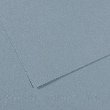 Feuille de papier dessin Mi-teintes - Bleu clair - 500 x 650 mm : CANSON Image