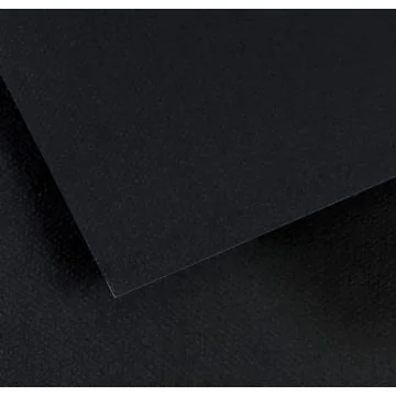 Feuille de papier dessin Mi-teintes - Noir - 500 x 650 mm : CANSON