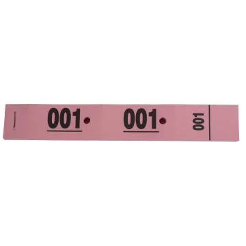 TICKETS Vestiaires : Carnet de 50 coupons - Rose