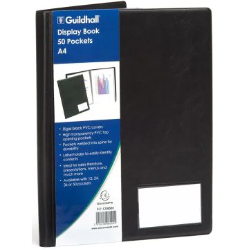 Protège-Documents Premium de 100 Vues - Noir EXACOMPTA Image