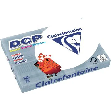 Ramette de papier de 500 feuilles A3 DCP - 100 g - Blanc : CLAIREFONTAINE Visuel