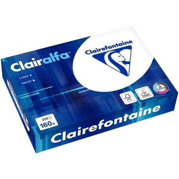 Ramette de papier de 250 feuilles A4 - 160 g - Extra blanc : CLAIREFONTAINE Image