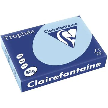 Ramette de papier Trophée de 500 feuilles A4 - Bleu vif : CLAIREFONTAINE Modèle