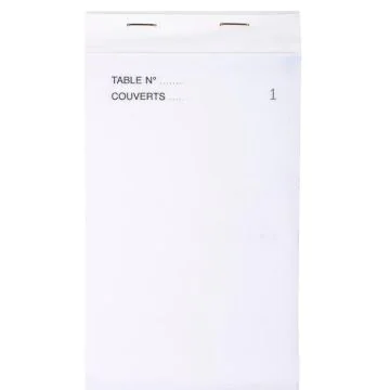 MAITRE D'HOTEL Bloc Autocopiant Tripli Blanc/Jaune/Bleu - 150 x 79 mm COGIR 1976