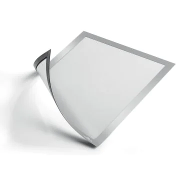 Lot de 5 cadres d'affichage magnétiques - A4 - Gris métallique : DURABLE Visuel