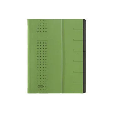ELBA 400002025 : Trieur à élastique 7 compartiments - vert