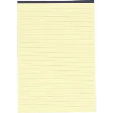 EXACOMPTA 5702E Bloc-notes - Feuilles lignées - Jaune