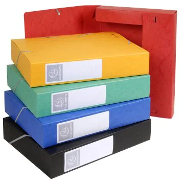 Boîte de classement Cartobox - Dos 60 mm - Assortiment EXACOMPTA Image