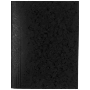 Chemise en carte lustrée à 3 rabats - Noir : EXACOMPTA Image