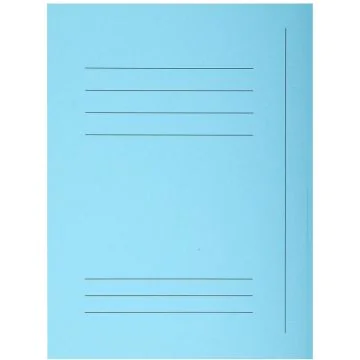 EXACOMPTA  : Chemises imprimées à 3 rabats - Bleu clair (Classement)