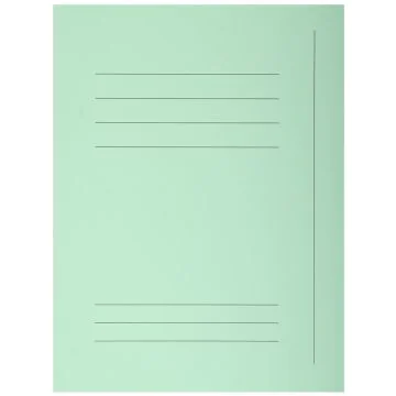 EXACOMPTA Chemises imprimées à 3 rabats - Vert (Classement)