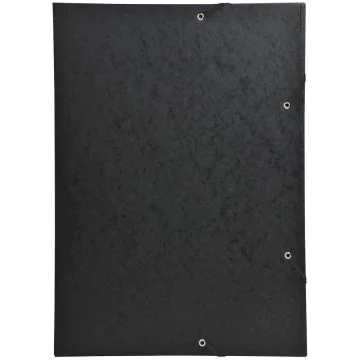 Chemise A3 à élastiques - Noir : EXACOMPTA Image