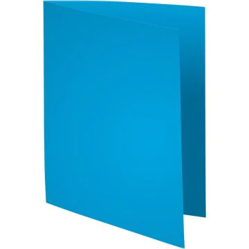 Lot de 100 Chemises pour dossiers A4 SUPER 160 - Bleu vif EXACOMPTA Visuel