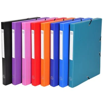 EXACOMPTA Boîte de classement PP Exabox - Dos 25 mm - Assortiment image