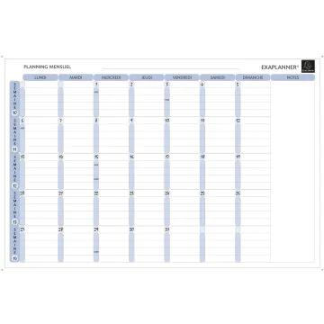 EXACOMPTA :  Planning mensuel  - Exaplanner 57150E photo