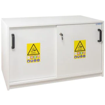 Armoire anti-corrosion pour acides et bases - 96 L TRIONYX APC62 bases fermée