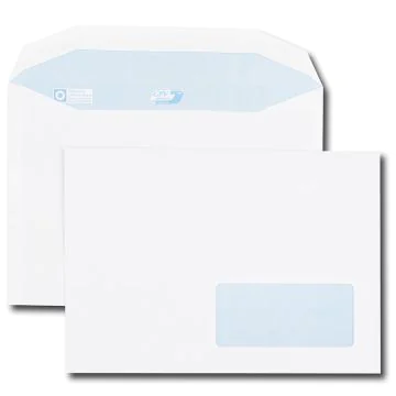 Enveloppes avec fenêtre C5 - 162 x 229 mm GPV
