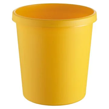 Corbeille à Papier Jaune - 18 litres HELIT Modèle