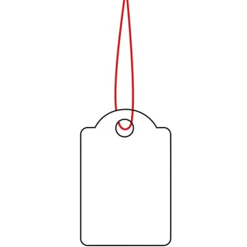 HERMA  : Lot de 1000 étiquettes à trou et ficelle 6902 - 15 x 24 mm (Affichage de prix)