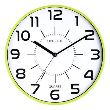 Horloge murale - Cadran Vert UNILUX Pop Photo