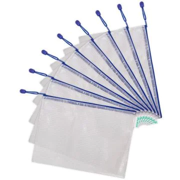 Photo Sac à fermeture éclair A4 - 330 x 240 mm - Bleu TARIFOLD