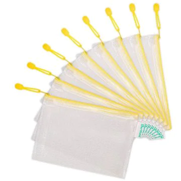 Photo Sac à fermeture éclair A5 - 235 x 165 mm - Jaune TARIFOLD