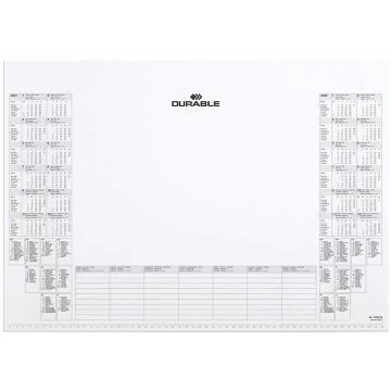 Photo Bloc de recharge pour sous-main avec calendrier DURABLE 