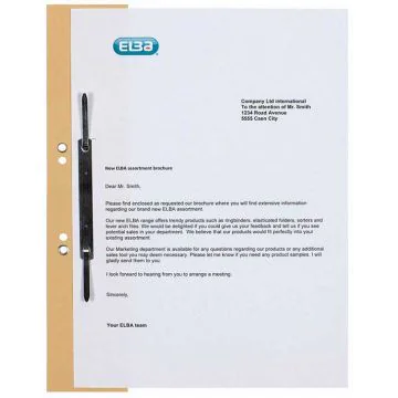 Image Relieur à lamelles pour dossier Chamois 100091149 ELBA