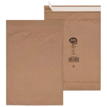 Pochettes d'expédition matelassées JIFFY - 235 x 310 mm : MAIL MEDIA Lot de 100 Visuel