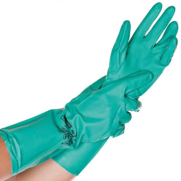 Gants de protection en nitrile - Taille L : HYGOSTAR Visuel