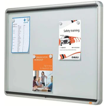 Photo Vitrine pour l'extérieur - Surface magnétique - 12 feuilles A4 : NOBO 1902581