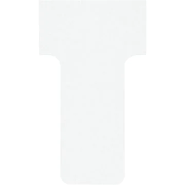 Fiches T - Indice 1 / 28 mm - Blanc : NOBO Lot de 100 Visuel