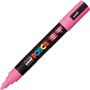 Marqueur peinture Posca PC 5M - Rose : UNI-BALL photo