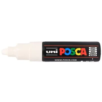 Marqueur peinture Posca PC7M - Blanc : UNI-BALL Image