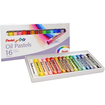 Photo Craies pastel d'huile - Assortiment PENTEL PHN4 