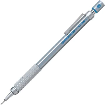 Porte-Mines - 0,7 mm - Argent/Bleu : PENTEL Graphgear 500 Visuel