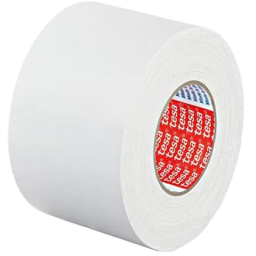 Photo TESA : Ruban adhésif blanc en vinyle - 38 mm x 50 m (Rouleau)
