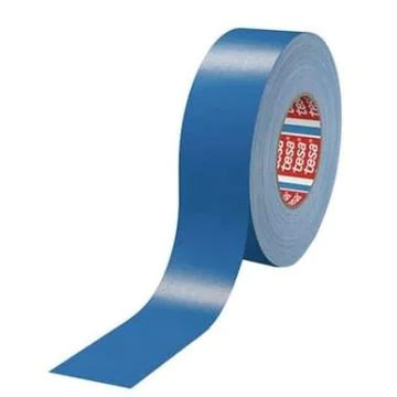 Photo TESA : Ruban adhésif bleu en vinyle - 50 mm x 50 m