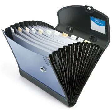 Photo Trieur valisette avec poignée - 13 compartiments - Bleu RAPESCO Designer