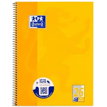 Image OXFORD : Cahier à spirale - 160 pages quadrillées A4+ 100050356