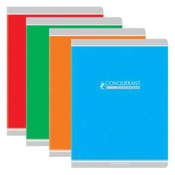 Photo CONQUERANT Classique : Cahier Séyès 210 x 297 mm - 96 pages