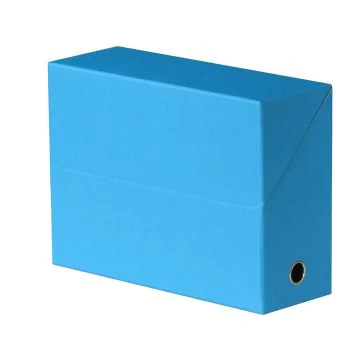 Photo Boîte de classement - Dos 90 mm - Bleu clair ELBA 100725566